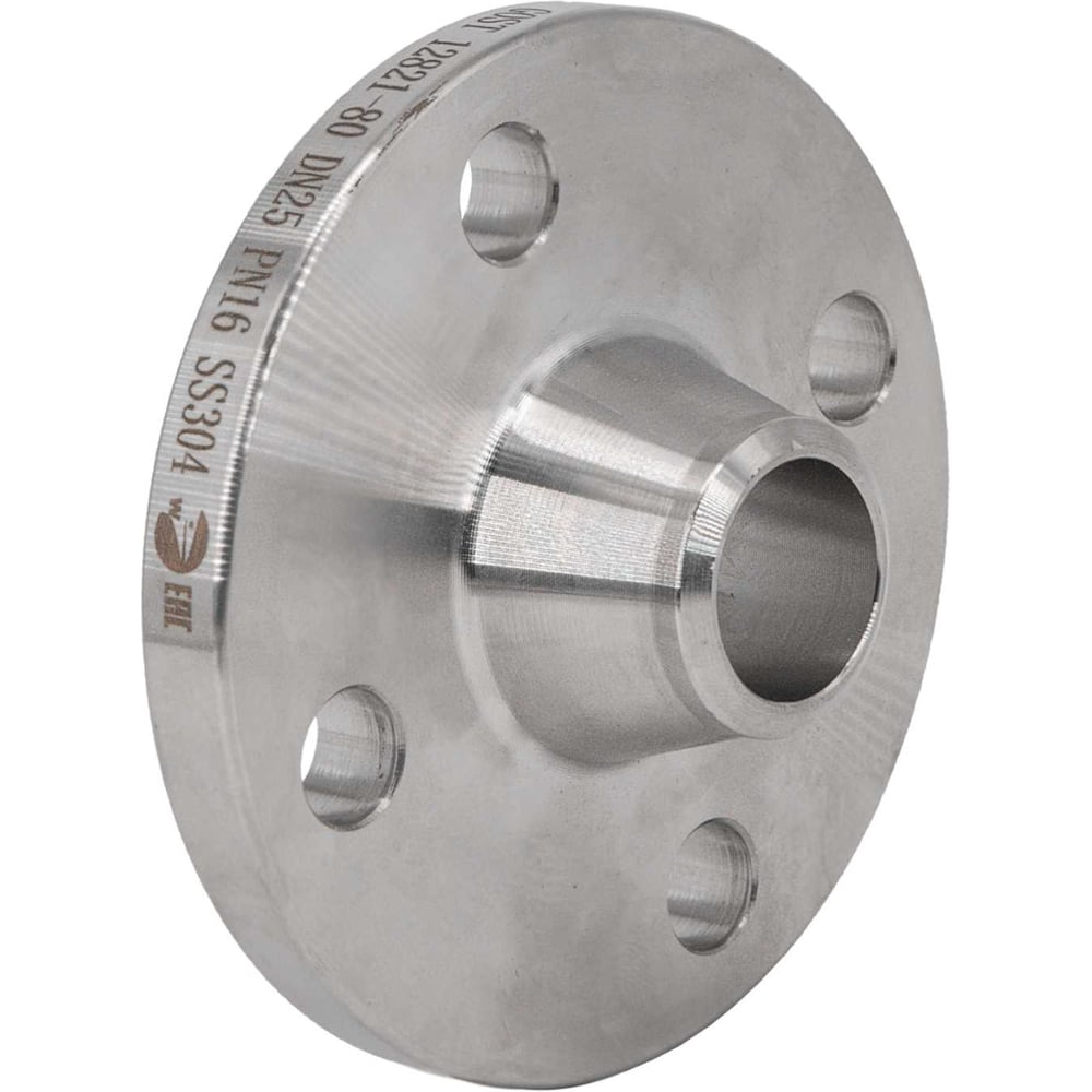 Изображение товара Фланец воротниковый нержавеющий NEWKEY DN25 32мм 4 отверстия