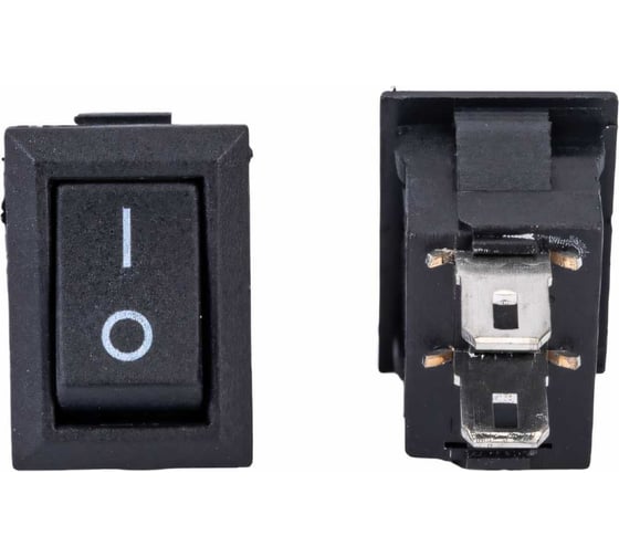 Изображение товара Клавиша Nord-Yada 250V 3А Micro черная (2контакта) ON-OFF (2шт в упаковке) 905465
