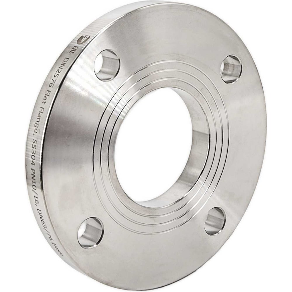 Изображение товара Фланец плоский NEWKEY DIN2576 нержавеющий DN65 76,1мм PN16 для трубопроводов