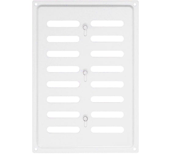 Изображение товара Решетка вентиляционная регулируемая DOMART 170x240 белый 4660046000400