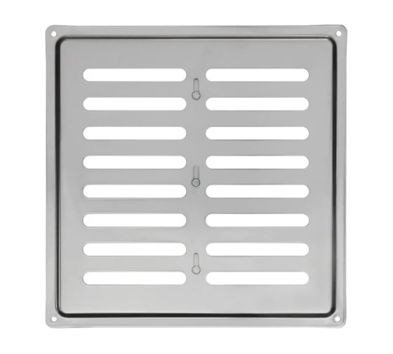 Изображение товара Решетка вентиляционная регулируемая DOMART 250x250 хром 4660046018795