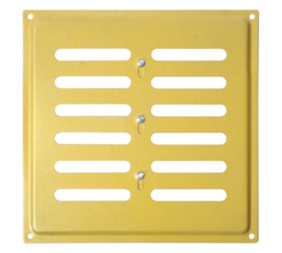 Изображение товара Решетка вентиляционная регулируемая DOMART 200x200 золото 4660046000356