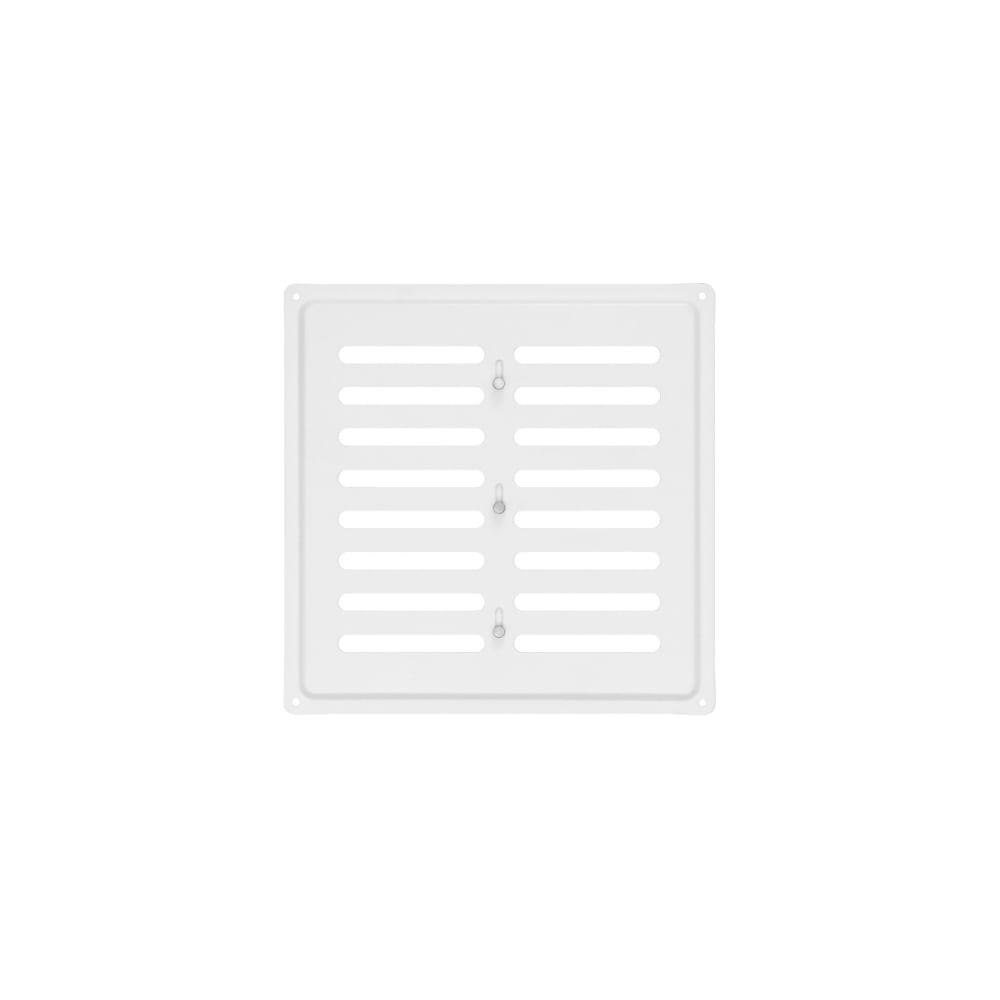 Изображение товара Регулируемая вентиляционная решетка DOMART 250x250 белая сталь