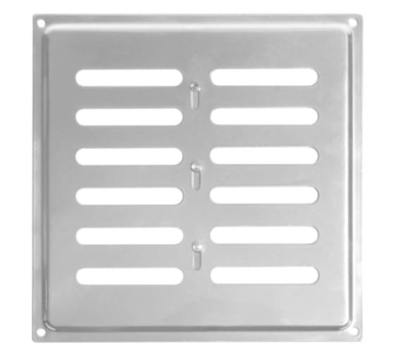 Изображение товара Решетка вентиляционная регулируемая DOMART 200x200 цинк 4660046008031