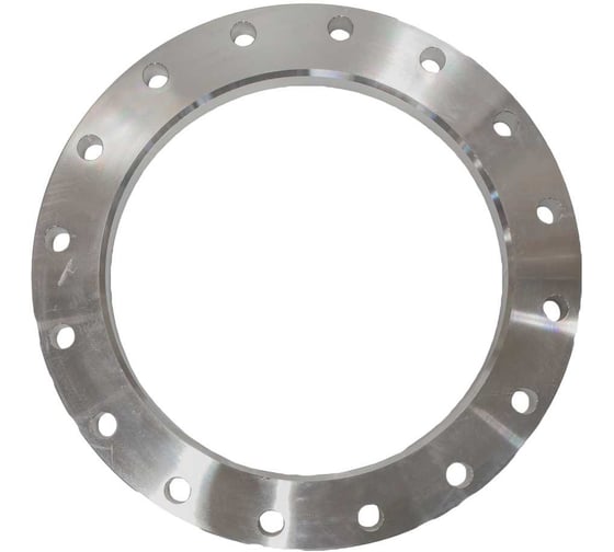 Изображение товара Фланец свободный NEWKEY DIN2642 нержавеющий, AISI304 DN 400 (16) (406,4мм), (CF8), РN10 NK-FLD400/4
