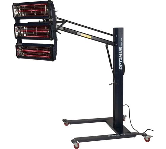 Изображение товара Трехкассетная мобильная ИК сушка на пантографической стойке Optimus OPT-F3S