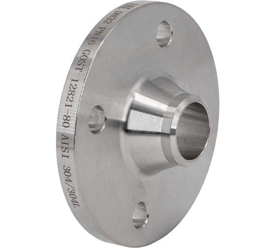 Изображение товара Фланец воротниковый нержавеющий NEWKEY AISI304 DN32 (1_1/4) (38мм), (CF8), РN16 NK-FN32/4