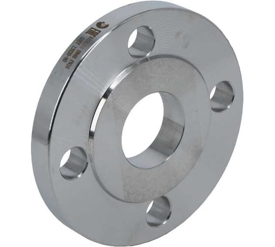 Изображение товара Фланец плоский с зеркалом нержавеющий NEWKEY AISI304 DN40 (1_1/2) (45мм), (CF8), РN16 NK-F40/4