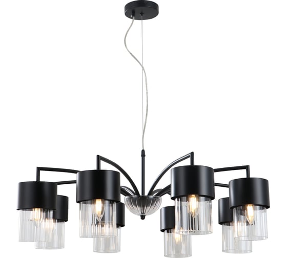 Изображение товара Люстра Росток 15704/8 BK черный 8x40W E14 d800 h810, STR24 988386030