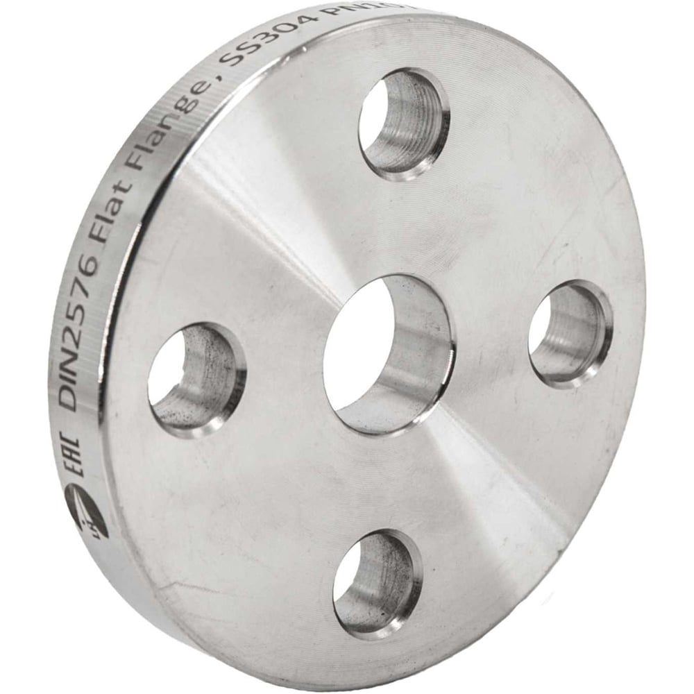 Изображение товара Плоский нержавеющий фланец DIN2576 DN15 1/2 AISI304 NK-FD15/4