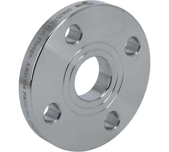 Изображение товара Фланец плоский NEWKEY DIN2576 нержавеющий, AISI304 DN25 (1) (33,7мм), (CF8), РN10/16 NK-FD25/4