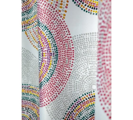 Изображение товара Штора для ванной комнаты Bath Plus 180х200 Etno4 red ch17193