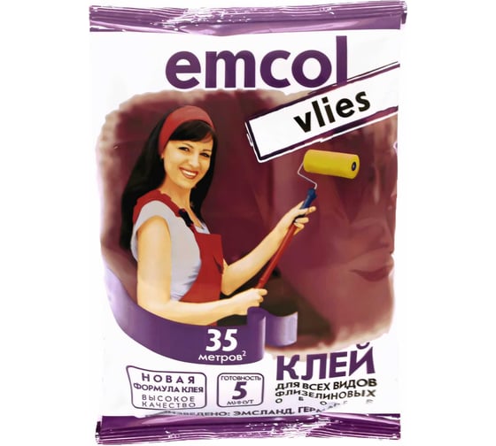 Изображение товара Клей для обоев emcol Флизелин 250 г 4607133680411