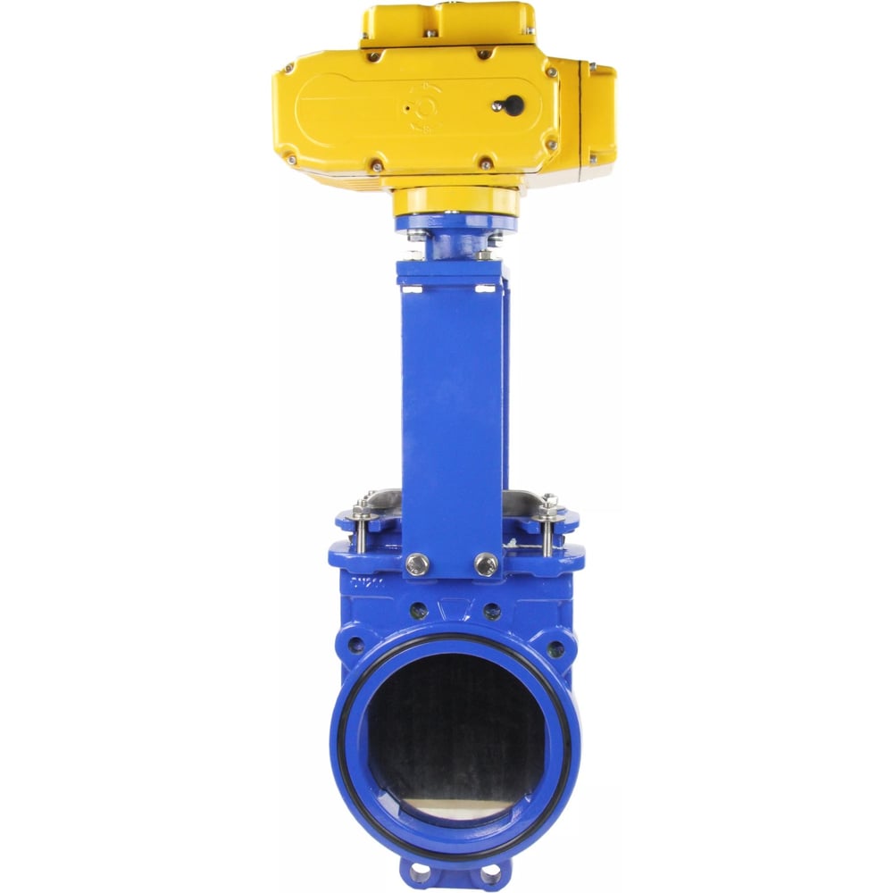 Изображение товара Задвижка шиберная DN.ru GGG40-SS304-NBR-2W-ISO Ду200 Ру16 с электроприводом MT-200 380В