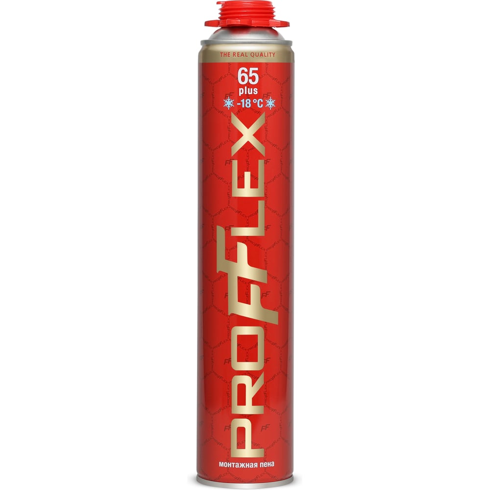 Изображение товара Монтажная пену PROFFLEX PRO 65л Plus зимняя для холодных условий автомобильных и строительных работ