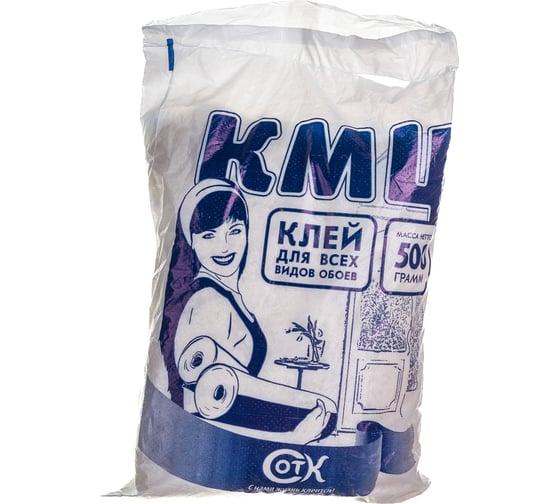 Изображение товара Клей для обоев КМЦ 500 г 4607133680053