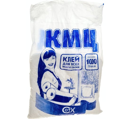 Изображение товара Клей для обоев КМЦ 1000 г 4607133680534