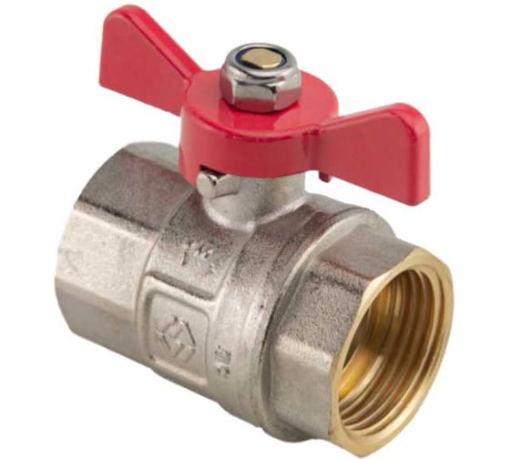 Изображение товара Шаровой кран MVI ГОСТ, 1 вн.-вн., рукоятка «бабочка» (БММ) BV.913.06