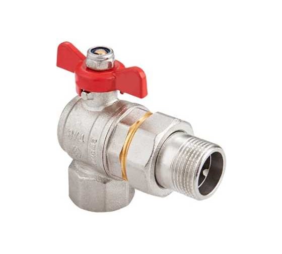 Изображение товара Кран-американка MVI ГОСТ угловой, 3/4 вн-нар, рукоятка «бабочка» BV.922.05