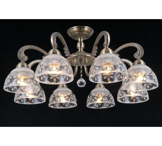 Изображение товара Люстра Росток MDP40439/8 AB античная латунь 8x40W E27 d710 h310, SN23 988032758