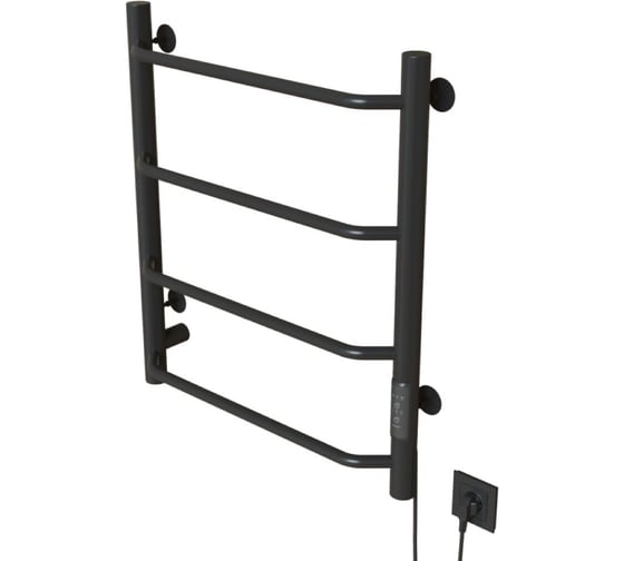 Изображение товара Полотенцесушитель MIXLINE MIRA 60x50 таймер, 201 Вт, 4 перекладины электрический ГРАФИТ 557649