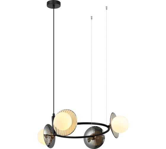 Изображение товара Люстра Росток MDM-6002/4 BK+SG черный 4x40W G9 d450 h910, HAO24 988385561