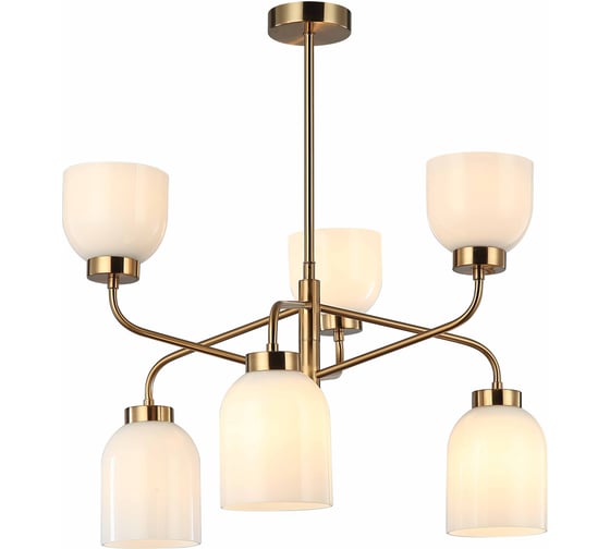 Изображение товара Люстра Росток MDM-5911/6 BRO+W латунь 6x40W E27 d580 h610, HAO24 988385723