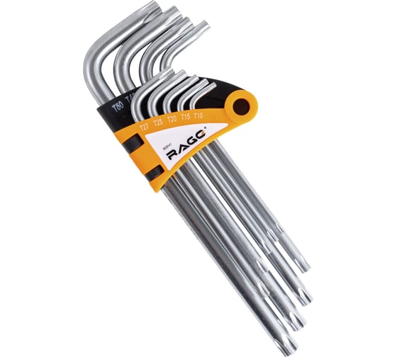 Изображение товара Набор ключей RAGE TORX 9 шт 303141