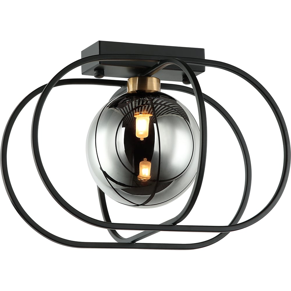 Изображение товара Люстра Росток MXM-4877/1 BK+SG черная 40W G9 стиль лофт