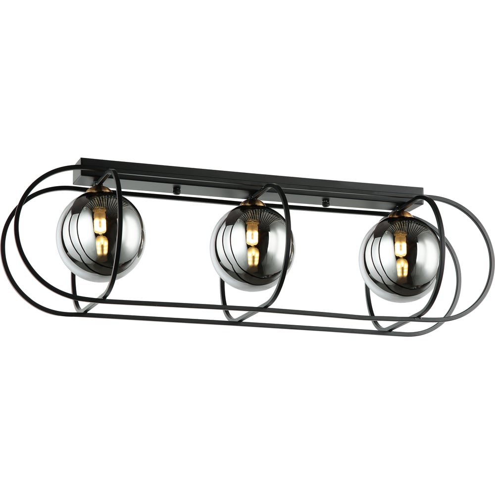 Изображение товара Люстра Росток MXM-4877/3 BK+SG стиль лофт черный 3 лампы