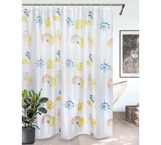 Изображение товара Штора для ванной Bath Plus Scallop ch1351