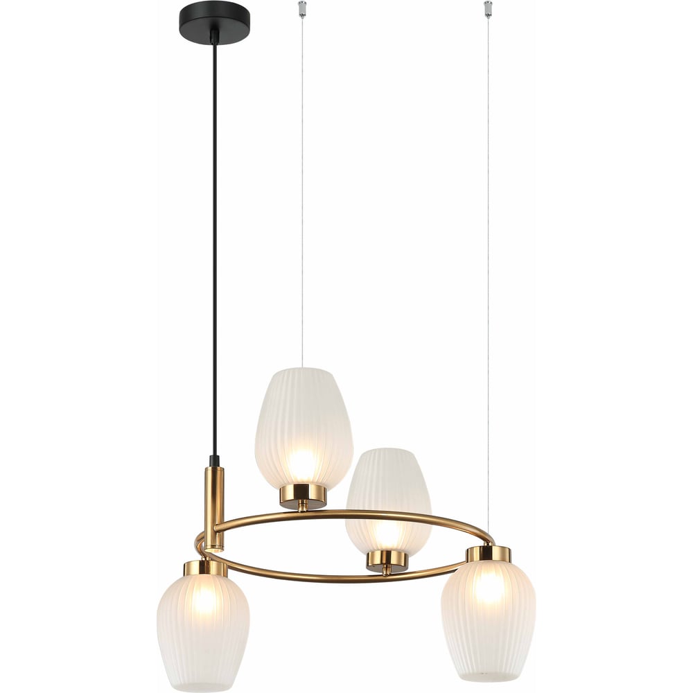 Изображение товара Люстра Росток MDM-5919/4 BRO+W латунь 4x40W G9 d400 h1000, HAO24 988385868