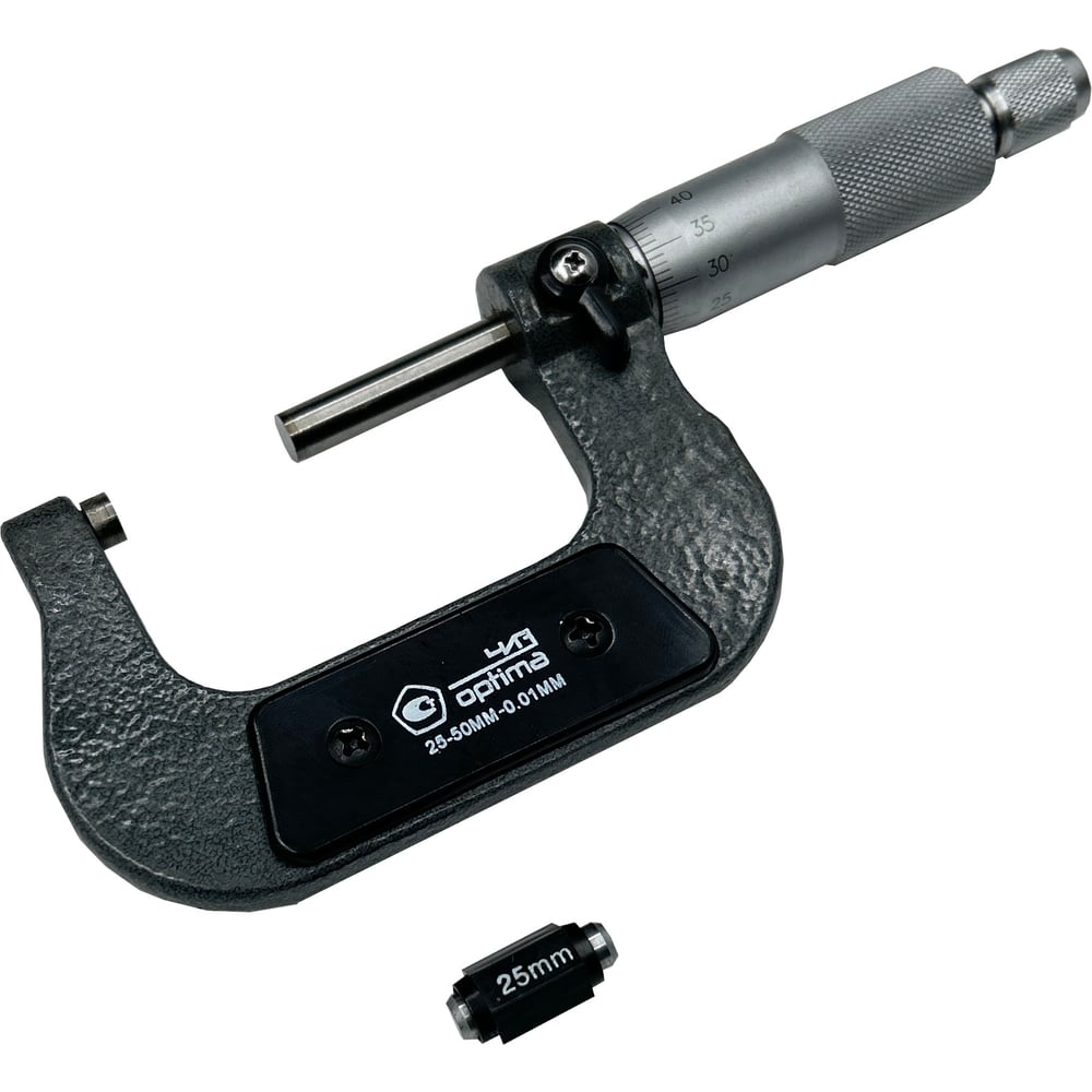 Изображение товара Микрометр ЧИЗ МК-50 0.01 для точных измерений