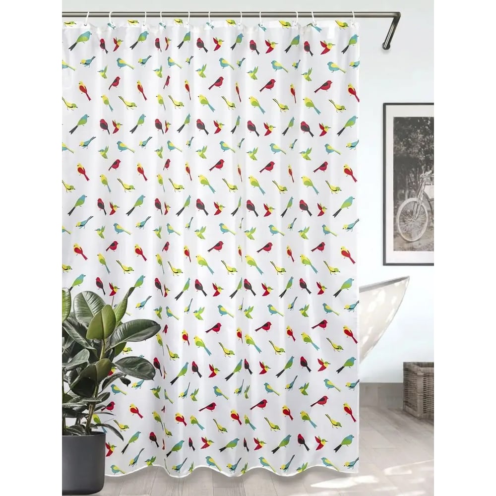 Изображение товара Штора для ванной комнаты Bath Plus 180х200 Sweets Birds multi ch14080-1