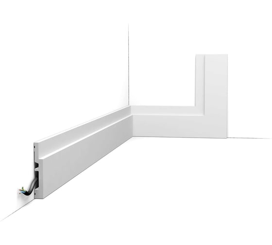 Изображение товара Потолочный карниз Oracdecor дюрополимер HIGH LINE Orac белый под покраску SX187