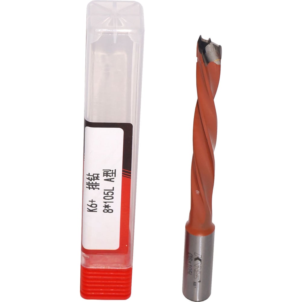 Изображение товара Сверло удлиненное для глухих отверстий KWS HW 8x105 Z=2 L