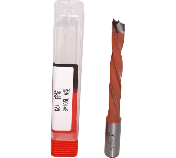 Изображение товара Сверло удлиненное для глухих отверстий KWS HW 8х105 Z=2 L K6 ZFG0D4012