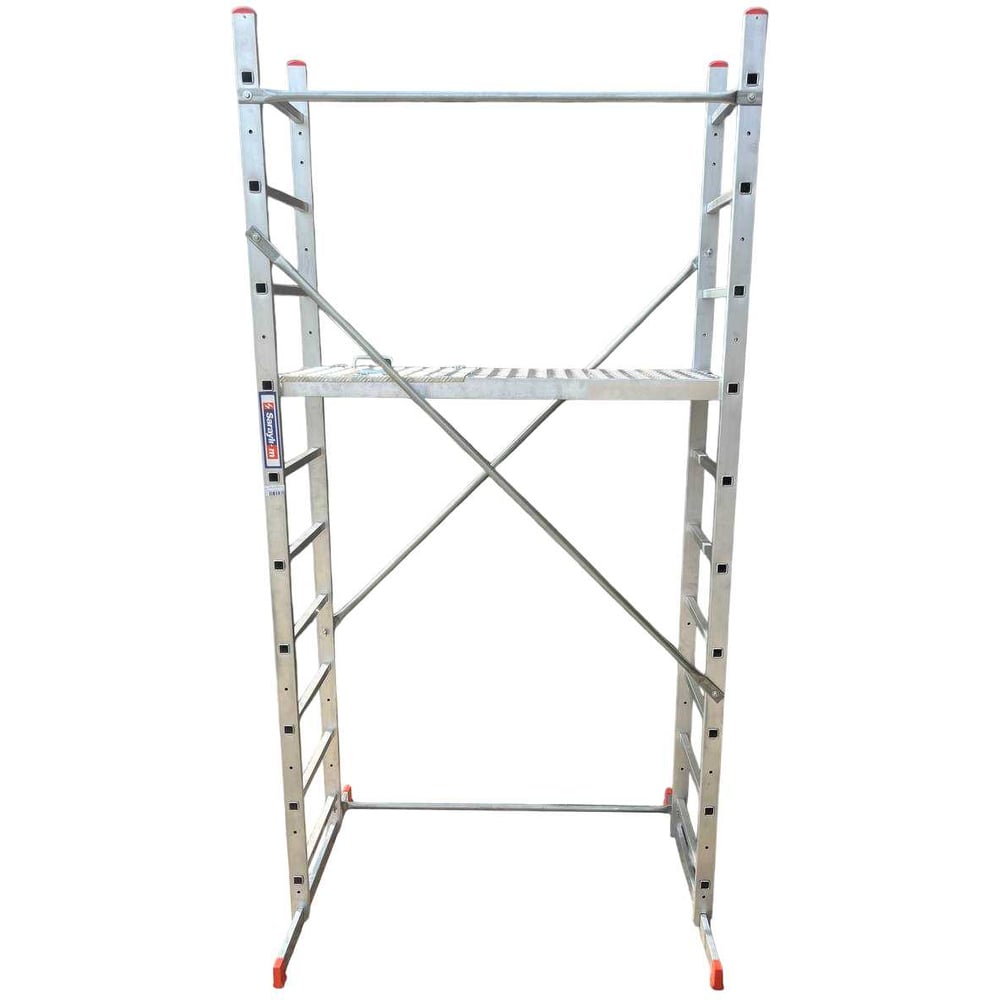 Изображение товара Помост Sarayli 2x10 5160-К алюминиевый с колесами для строительных работ