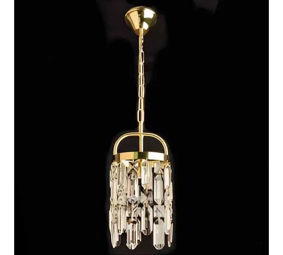 Изображение товара Подвес Росток 8418/1/160 A GD золото/хрусталь 1x60W E14 d160 h700, KLD24 988383045