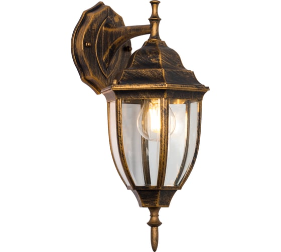 Изображение товара Светильник уличный настенный Росток 17062-WD черное золото 1*E27 h375, SHJ20 987691797