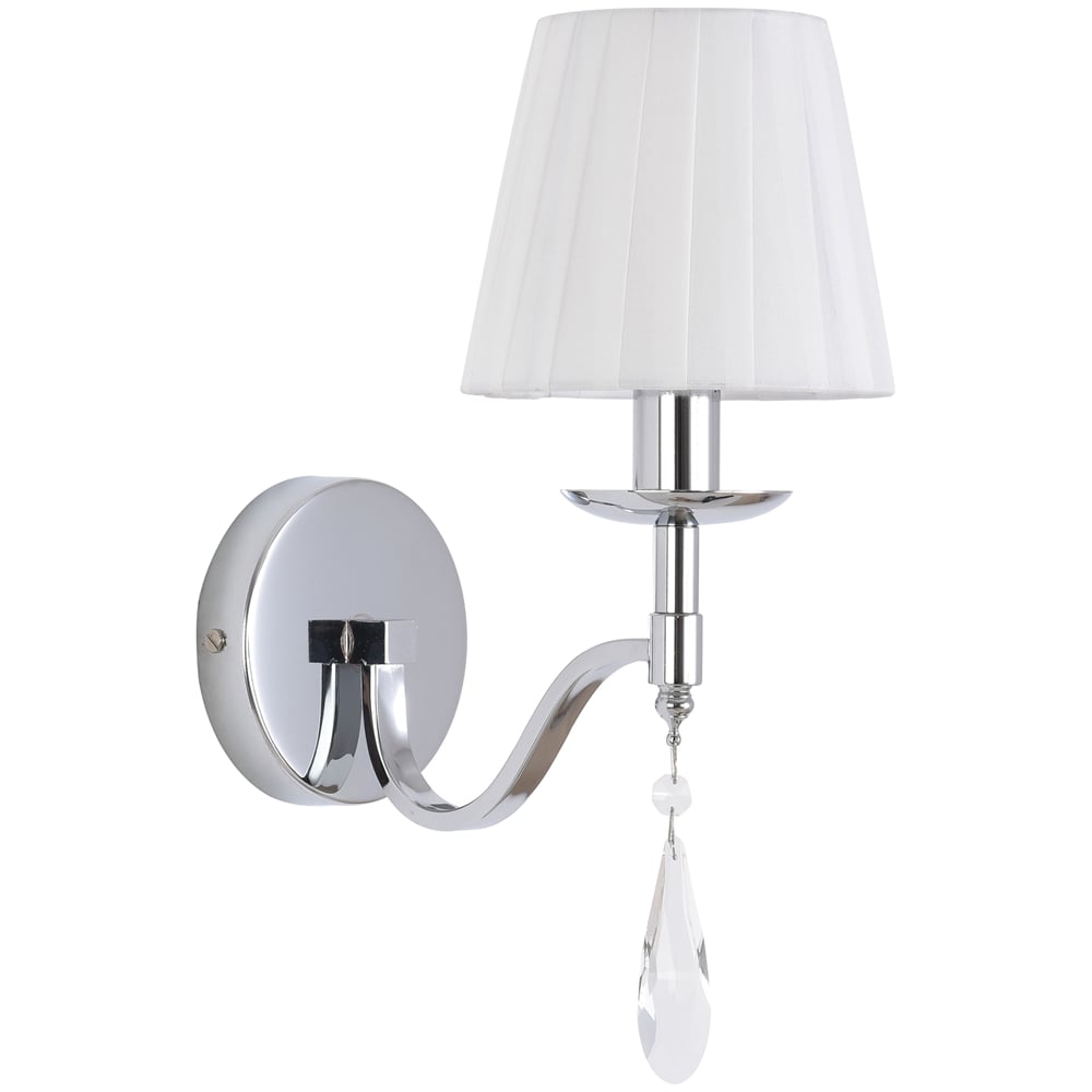 Изображение товара Бра LUMION MAGDA E14 1*40W классика глянцевая белый хром