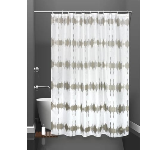 Изображение товара Штора для ванной комнаты Bath Plus 180х180 Trend coffee ch21018-2