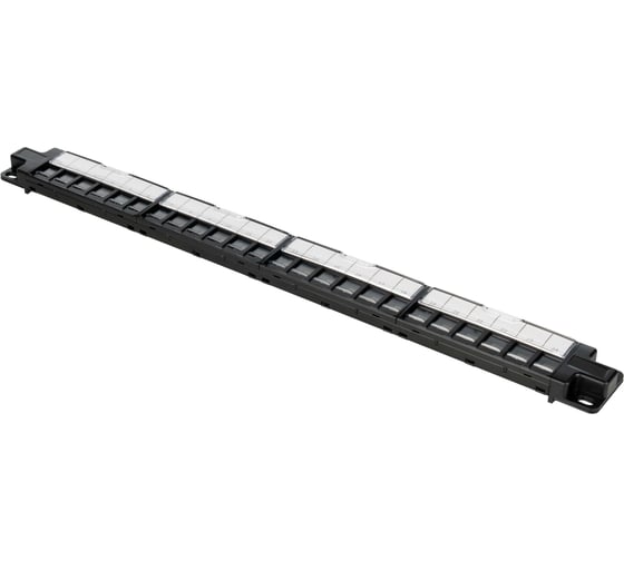 Изображение товара Патч-панель Filum 19 наборная, 1U, для 24 неэкранированных мудулей Keystone Jack FL-PPB-24UTP1