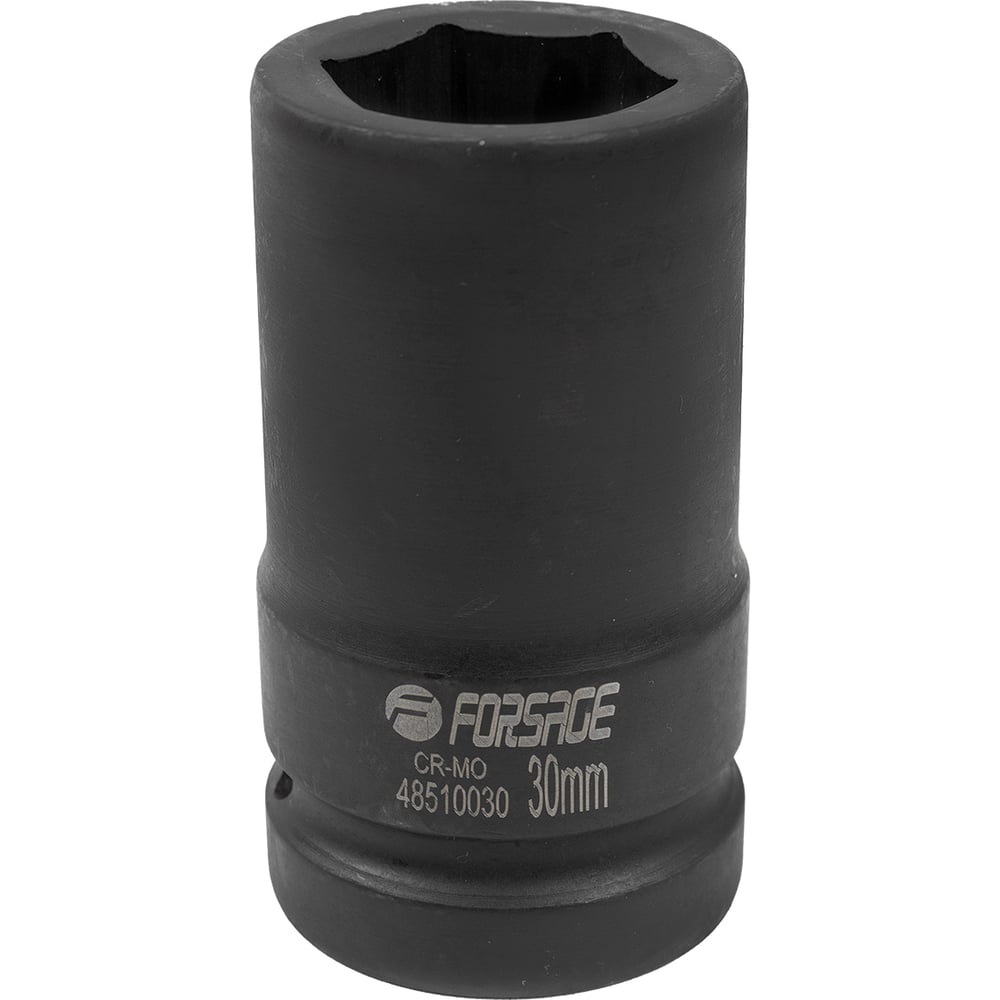 Изображение товара Головка ударная глубокая 6-гранная Forsage 30 мм 1 дюйм торцевая