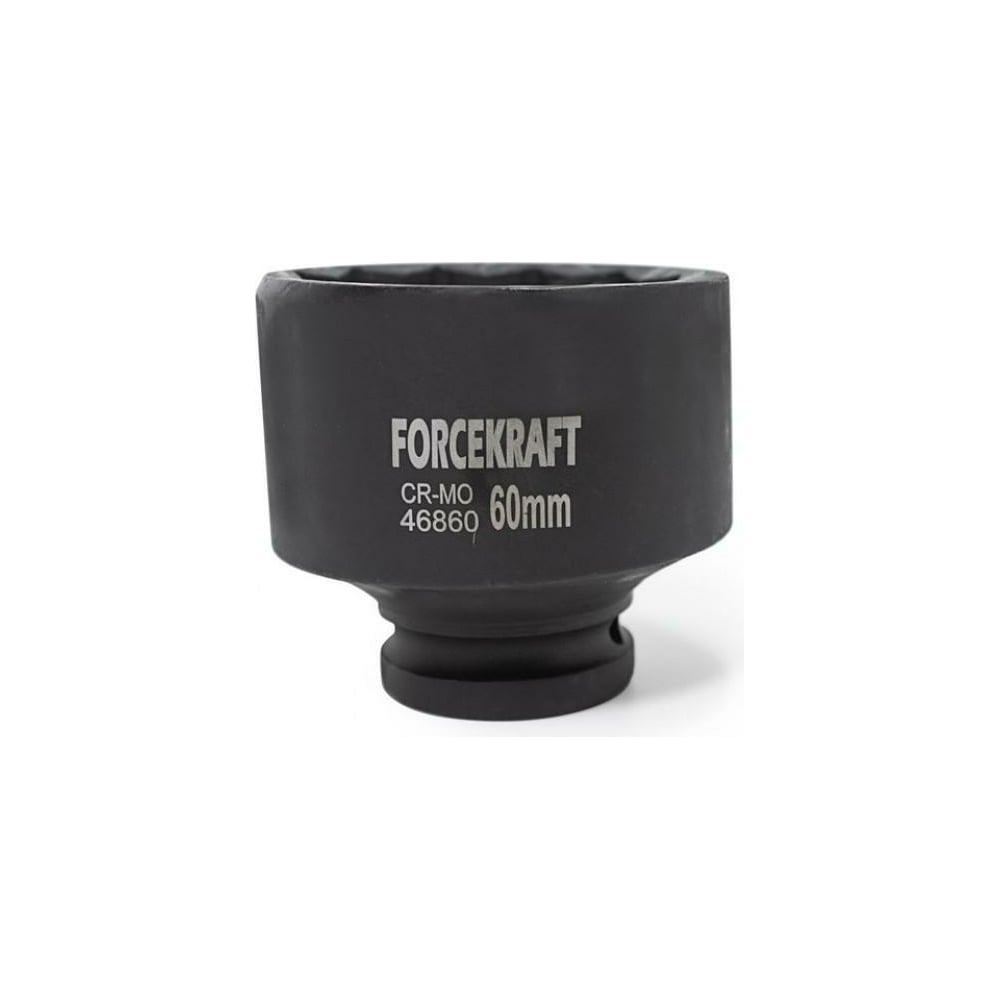Изображение товара Головка ударная 12-гранная (60 мм; 3/4'') FORCEKRAFT 48258 FK-46860
