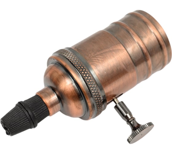 Изображение товара Подвесной патрон TDM ELECTRIC Е27 с выключателем, металлический "Лофт", медь SQ0335-0069