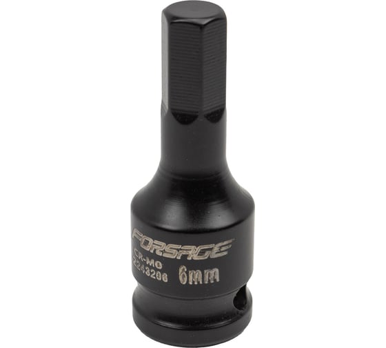 Изображение товара Головка-бита ударная 6-гранная (6 мм; 1/4") Forsage F-2243206(47977)