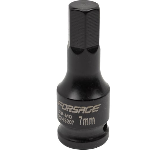 Изображение товара Головка-бита ударная 6-гранная (7 мм; 1/4") Forsage F-2243207(47978)