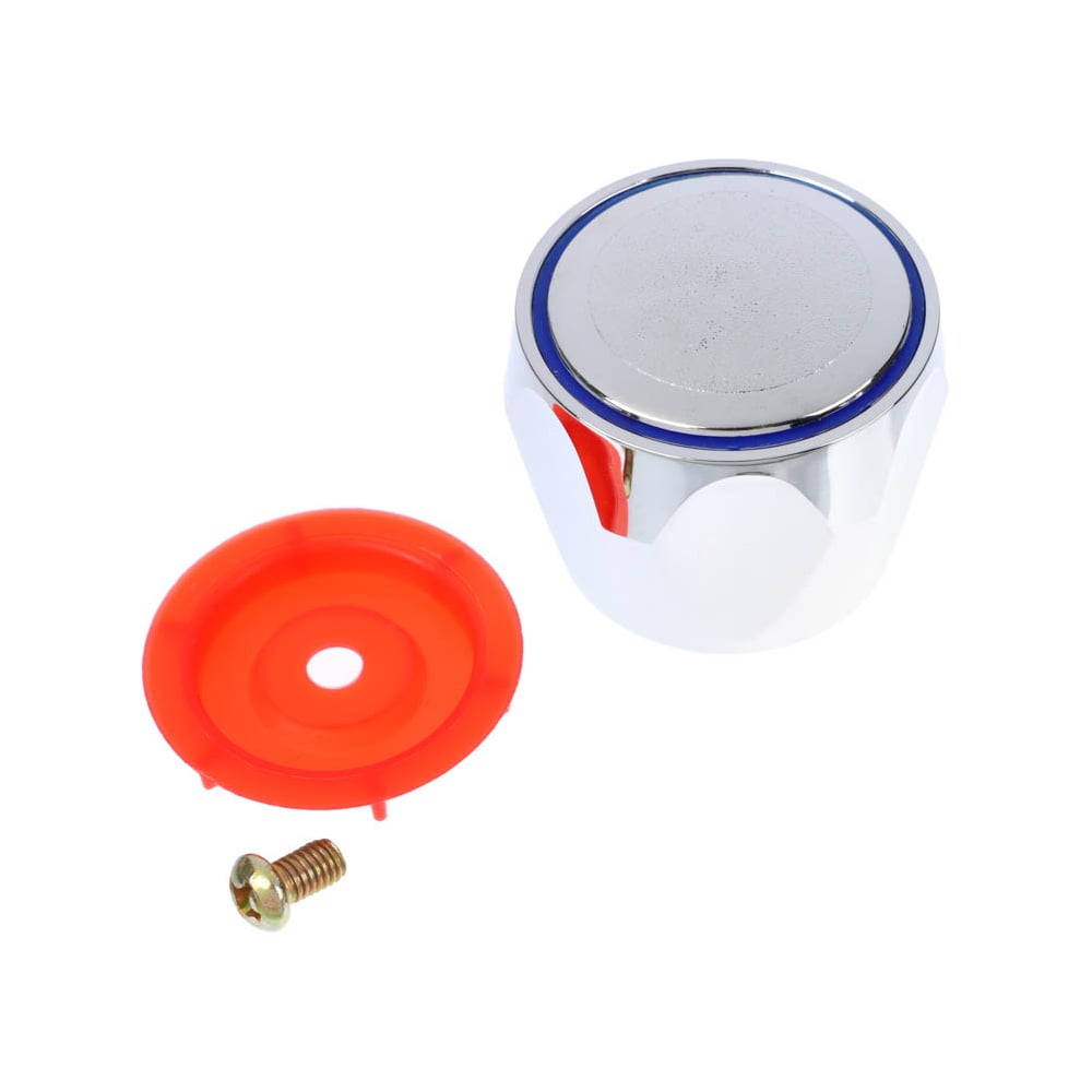 Изображение товара Ручка для смесителя Союз, 24 шлицы, пластиковая, хромированная