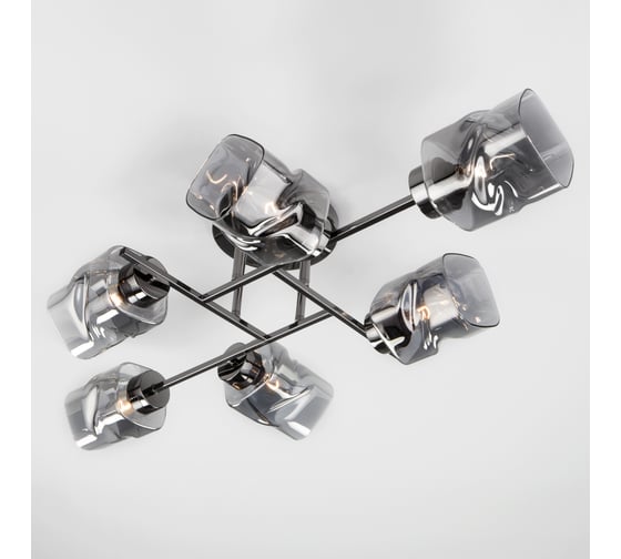 Изображение товара Потолочный светильник Eurosvet 30165 6 черный жемчуг a047332